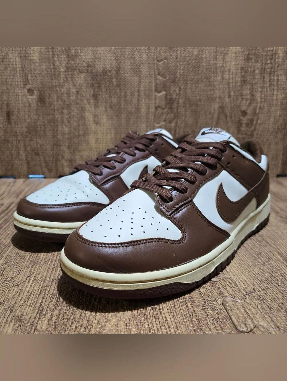 Nike Dunk Low Mocha Cacao Brown Sail DD1503-124 Size 11.5 US / 9 UK Sneakers